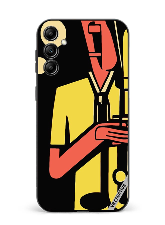 VR CREATIVE Protective Case Cover For Samsung Galaxy A15 5G/A15 Jazz Trumpeter Design Multicolour - Image 1