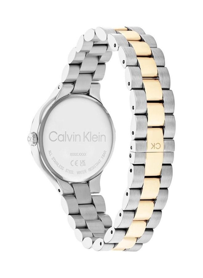 CALVIN KLEIN سوار مرتبط 32 ملم ساعة نسائية من الستانلس ستيل 25200132  - Image 2