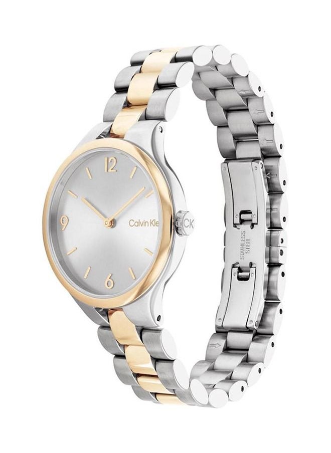 CALVIN KLEIN سوار مرتبط 32 ملم ساعة نسائية من الستانلس ستيل 25200132  - Image 3