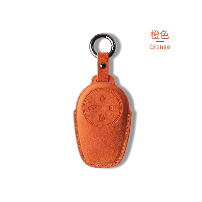 Suitable For Weilai Et5 Key Case High-End Suede Es6/8 Men And Women Et7/Ec6 Shell Car Protective Case Buckle - Image 3