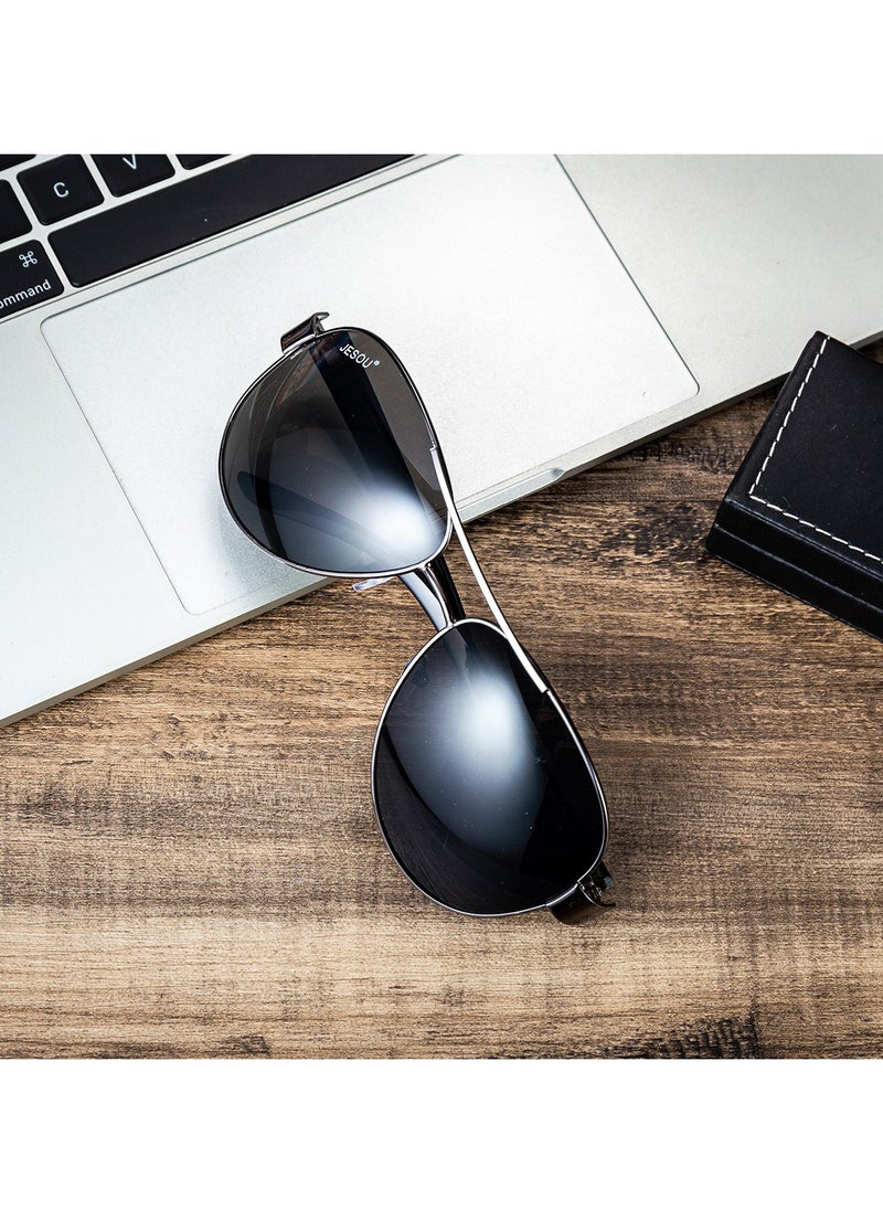 JESOU - 6-in-1 Deluxe Gift Set: Sunglasses, Belt, Wallet, Keychain, Signature Pen, and Large Dial Quartz Watch. - Image 1