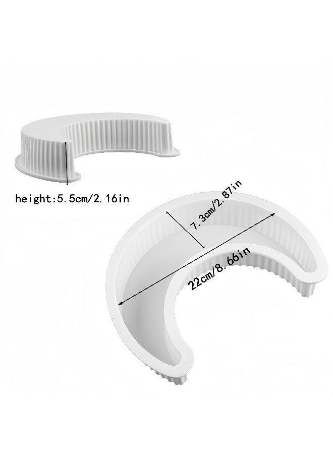 قالب كيك سيليكون ثلاثي الأبعاد للمطبخ والتحضير (206 جم) | لكيكات/خبز/بيتزا كبيرة الحجم - Image 2