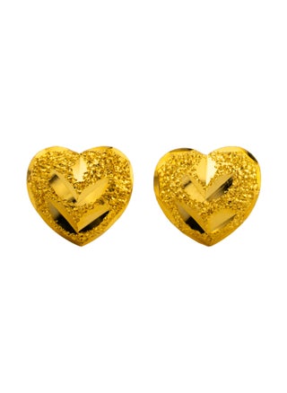 Heart Studs 22K Gold Earrings - pzsku/Z43409CF231457BDDC83AZ/45/_/1724929800/c1c7dab1-dc9d-4c70-b7a4-bc48520643f8
