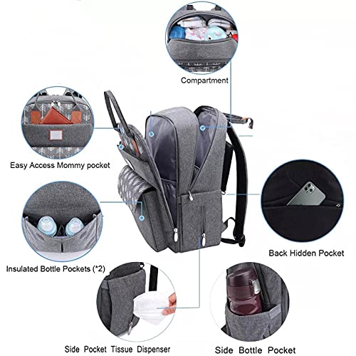 TRUE HUMAN Premium Multipurpose Diaper Bag, Baby Bags, Maternity Bags, Mothers Bags - Image 2