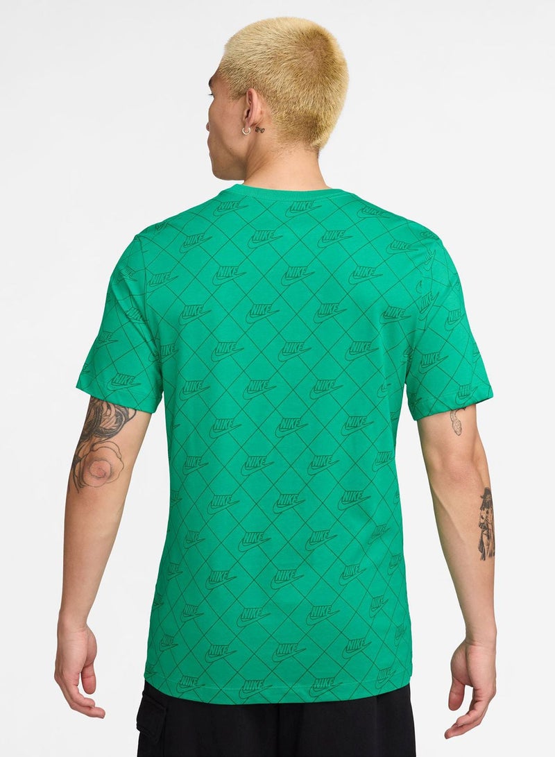 Nike All-Over Printed Seasonal Club T-Shirt - Image 2