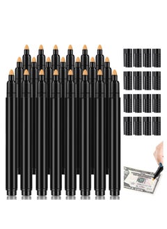 Counterfeit Bill Detector Pen Money Checker Bill Money Detector Marker Pen for Cash Currency Note (20 Pieces)