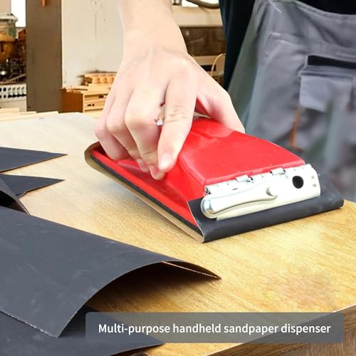 Inditrust Plastic Hand Sanding Block with Clip on Fitting Sanding, Block Sander Pad for Wood Glasses Car Furniture Finishing Sanding Sheets Holder Clamp (1 Pc) - Image 5