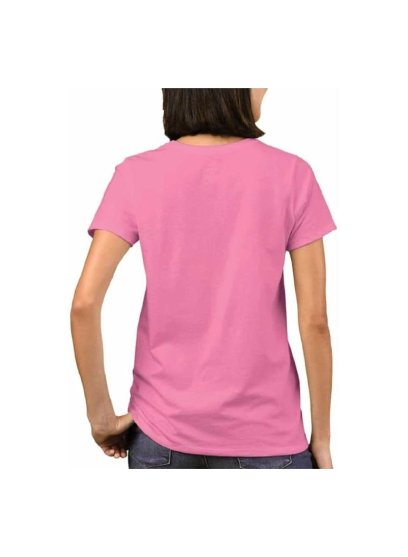 برينت شوب فور مي تي شيرت يوم المرأة العالمي للنساء – تي شيرت قطن بأكمام قصيرة ورقبة دائرية – هدية لمناسبات واحتفالات يوم المرأة - Image 2