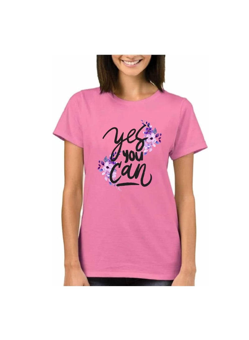 برينت شوب فور مي تي شيرت يوم المرأة العالمي للنساء – تي شيرت قطن بأكمام قصيرة ورقبة دائرية – هدية لمناسبات واحتفالات يوم المرأة - Image 1