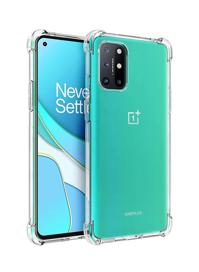 حافظة لهاتف Oneplus 8T غطاء خلفي وسادة هوائية ناعمة سيليكون مضادة للصدمات ومقاومة للخدوش واقي حواف - Image 1