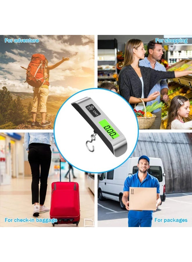 ميزان الأمتعة الرقمي المحمول، ميزان وزن الأمتعة المحمول، ميزان حقائب السفر المعلقة  - Image 5