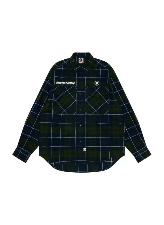 ايه ايه بي إي Aape  AAPE NOW LONG SLEEVE SHIRT