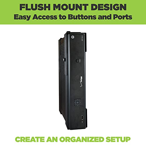 HIDEit Mounts Uni-M PS3 Slim Wall Mount - American Company - Keeps the Console Cool - Heavy Steel Cable Box Holder - Behind TV Satellite Receiver & DVD Mount - Image 5