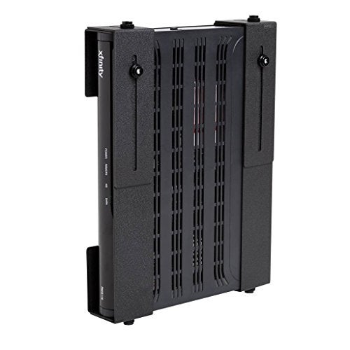 HIDEit Mounts Uni-M PS3 Slim Wall Mount - American Company - Keeps the Console Cool - Heavy Steel Cable Box Holder - Behind TV Satellite Receiver & DVD Mount - Image 1