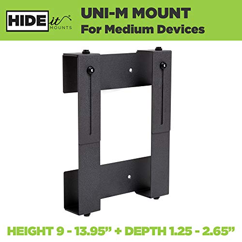 HIDEit Mounts Uni-M PS3 Slim Wall Mount - American Company - Keeps the Console Cool - Heavy Steel Cable Box Holder - Behind TV Satellite Receiver & DVD Mount - Image 2