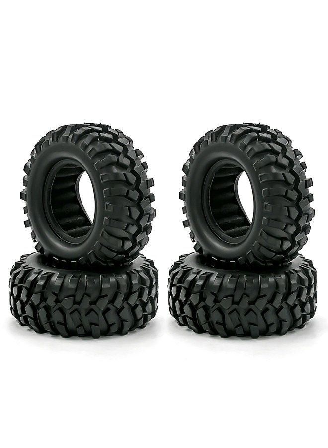 RC Crawler Rubber Tires RC Car Tires 1.9inch 4pcs Replacement for 1/10 TRX4 SCX10 90046 90047 CC01 RC Car - Image 1