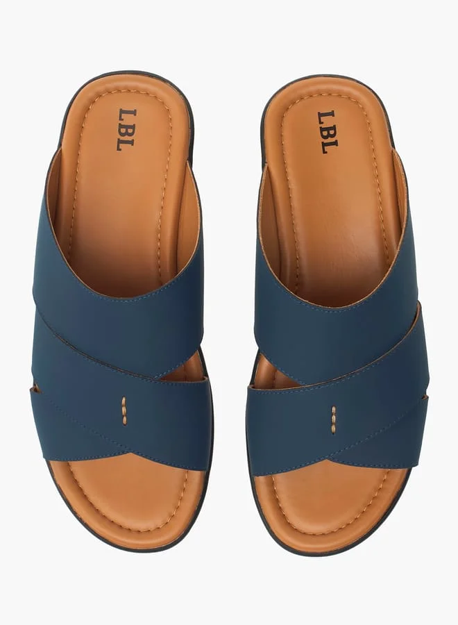 ال بي ال من شو اكسبرس صنادل عربية رجالية سادة سهلة الارتداء