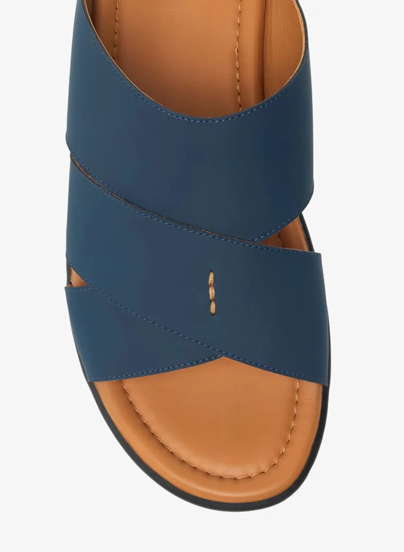 LBL by Shoexpress NAVY Solid Slip-On Arabic Sandals for Men | Best Price UAE