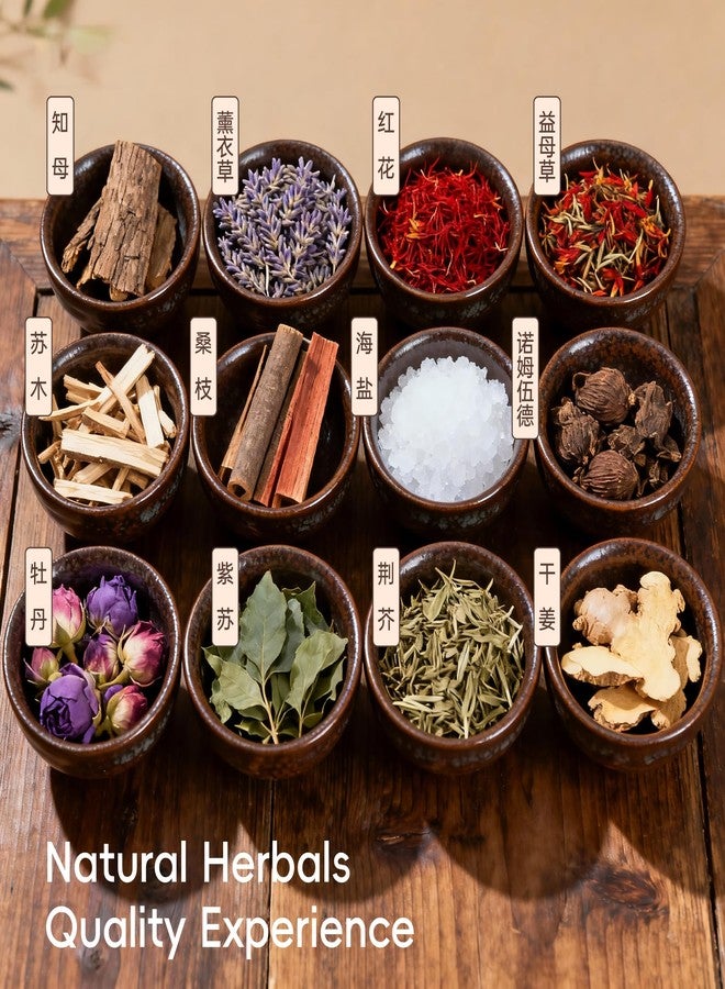 نوفال حمام القدمين العشبي نوفال، مع تعليمات باللغة الإنجليزية، مكونات طبيعية، 30 غرام × 30 كيسًا - Image 4