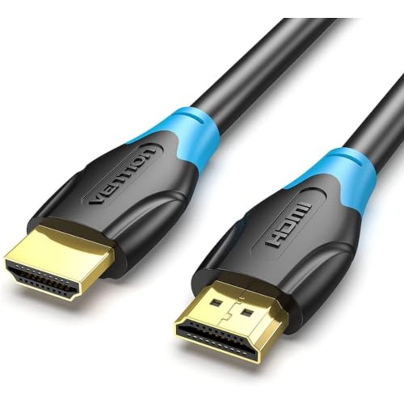كابل AAC HDMI 2.0 عالي السرعة 18 جيجابت في الثانية عالي الوضوح 1080p@60 هرتز ثلاثي الأبعاد، إرجاع الفيديو UHD 3860p، HD 1080p، متوافق مع إيثرنت 1 - Image 1