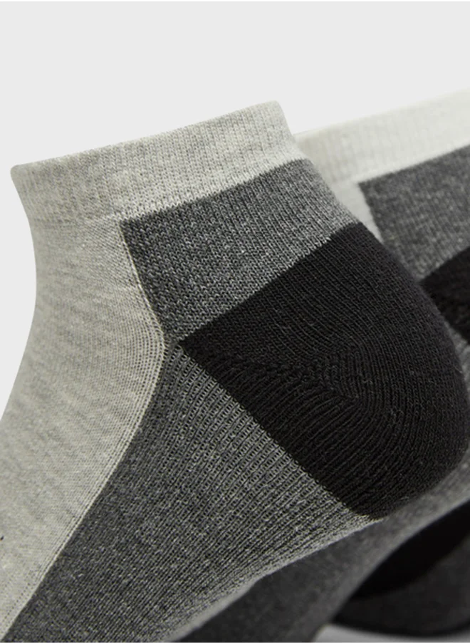 كابا 3 Pack Logo Ankle Socks