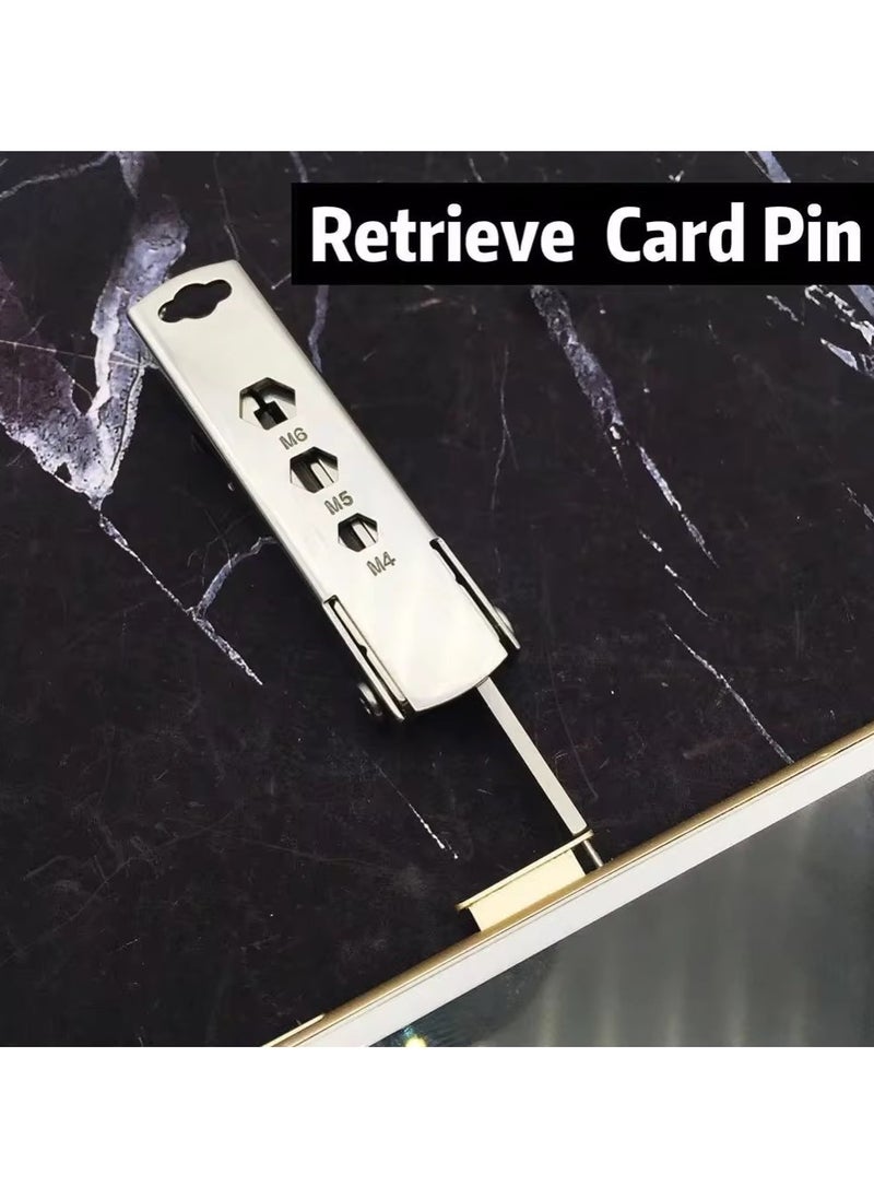 Samu Pin Key sim card，Sim Card Removal Tool muitl purpose tool，Stainless steel multifunctional tool  - Image 5