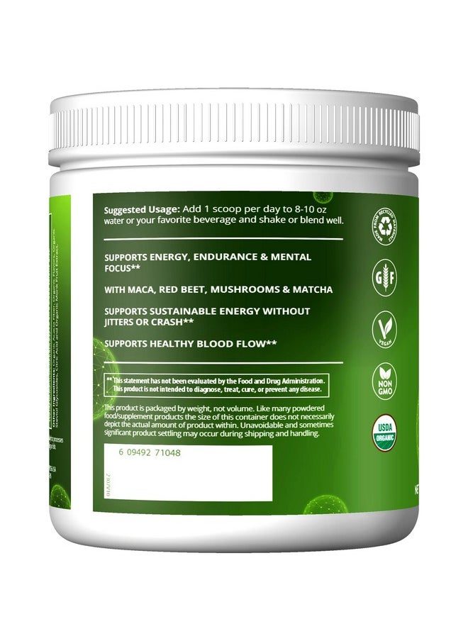 MRM Nutrition Organic Pre-Workout Powder | Island Fusion Flavored | Superfoods + 150mg Natural Caffeine + adaptogens | Clean Energy + Focus| Healthy Blood Flow | Vegan + Non-GMO | 20 Servings - pzsku/Z4341EF01D56435DD7F72Z/45/_/1739863936/c410d72f-518b-45a0-90a6-7434872128dc