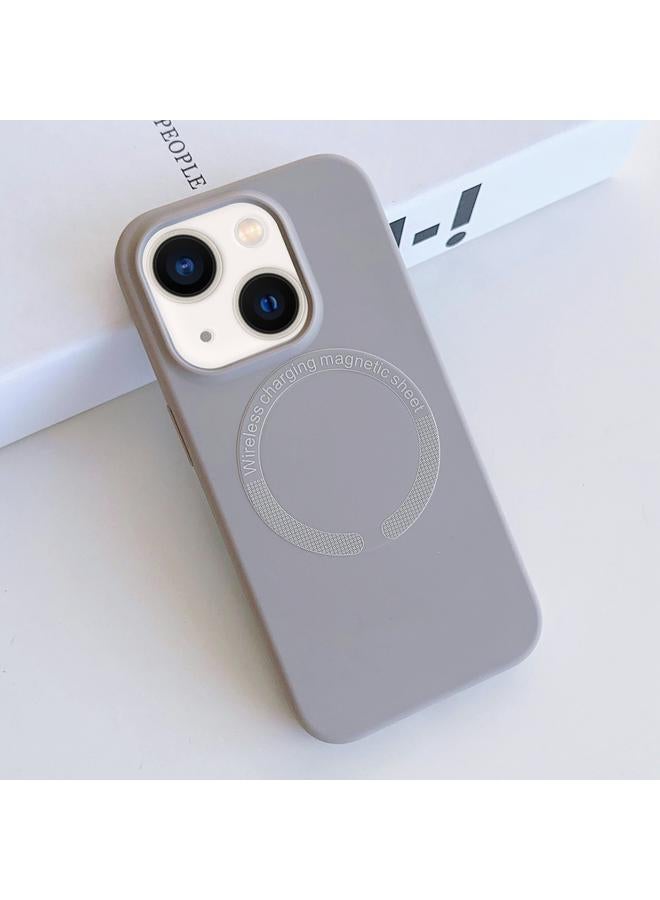 S-TOP Case For iPhone 14 MagSafe Magnetic Liquid Silicone Phone Case - Image 1