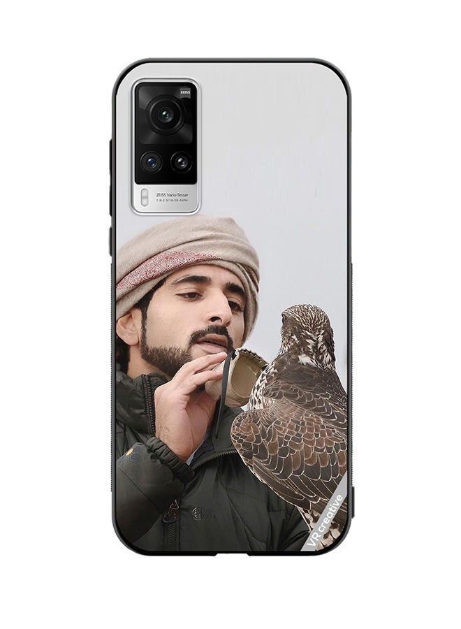 VR CREATIVE Protective Case Cover For Vivo X60 Pro Sheikh Hamdan Loving His Eagle Design Multicolour - Image 1