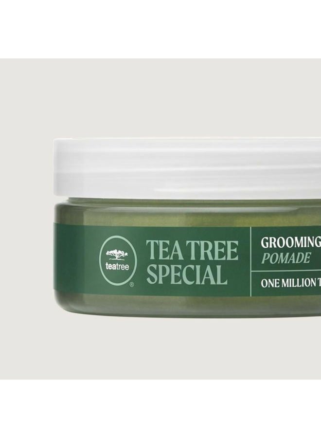 Tea Tree مستحضر تصفيف الشعر، تثبيت مرن + لمعة، لجميع أنواع الشعر، خاصة الموجي + المجعد، 3 أونصات. - Image 5