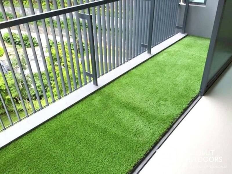 Kuber Industries Kube Industries 35 MM Artificial Grass Indoor Outdoor Garden Lawn Landscape Synthetic Grass Mat (12" X 48") Green-HS_38_KUBMART21101, Standard - Image 1