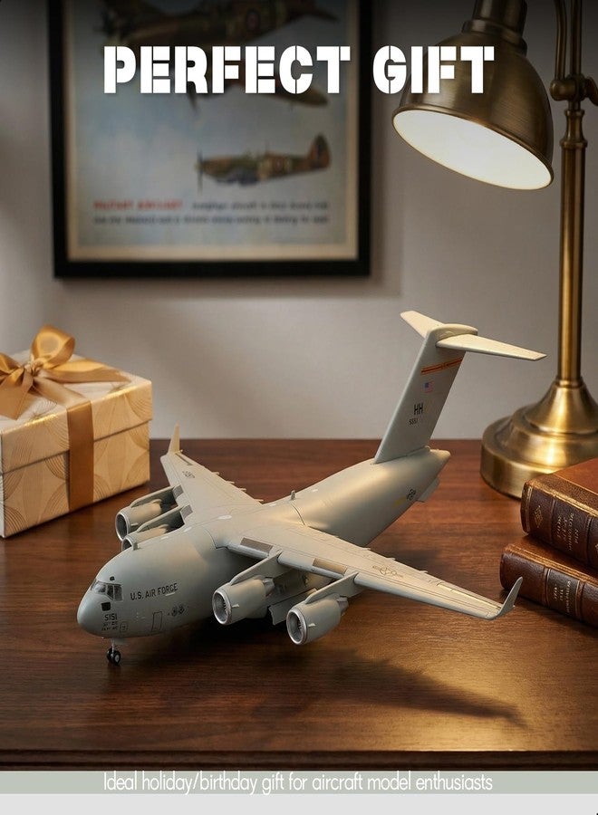 NUOTIE 1/200 C-17 GlobemasterⅢ Diecast Airplane Model Kits with Stand Harbor-Hickam AFB Transport Airplane Model Pre-Build Military Aircraft (535th Airlift Squadron) - Image 4