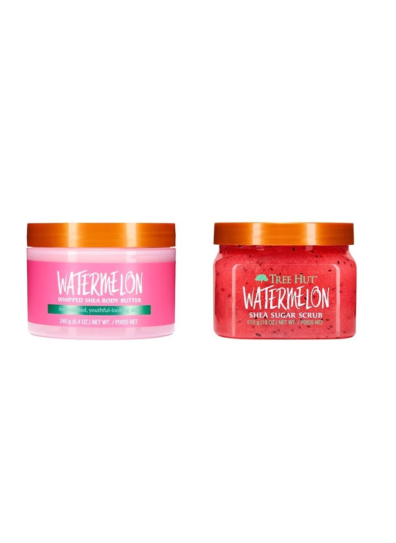 Tree Hut Tree Hut Watermelon Scrub & Whipped Body Butter Bundle  - Image 1