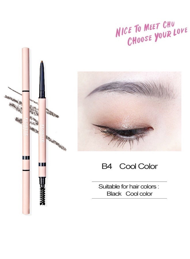 فلورت قلم الحاجب ذو الرأسين الناعم للغاية من فلورتي/فلاور لوليتا، قلم الحاجب من معهد أبحاث المشاعر، قلم الحاجب من بودر فلاور لوليتا - Image 1