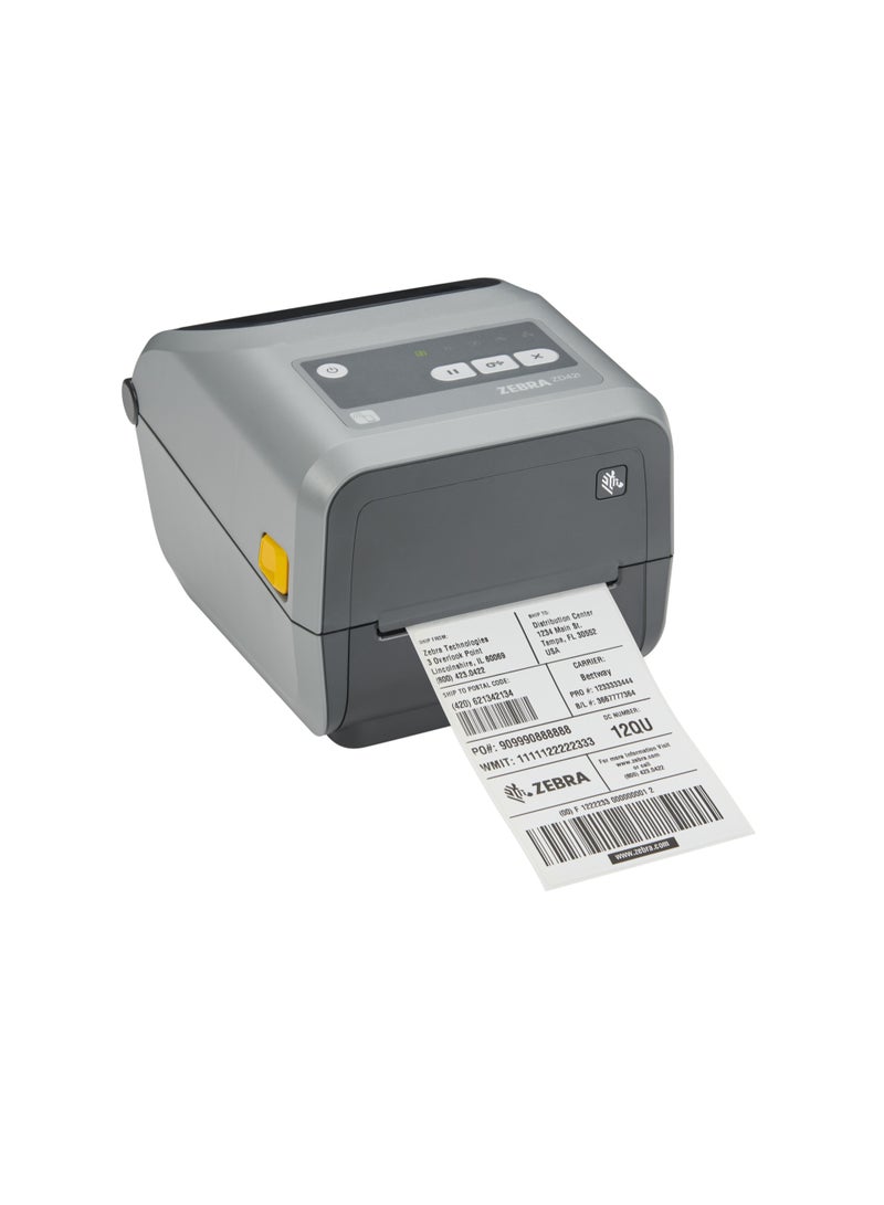 Zebra ZD421, 8 dots/mm (203 dpi), RTC, USB, USB Host, BT (BLE), Ethernet, USB label printer, desktop printer - Image 1