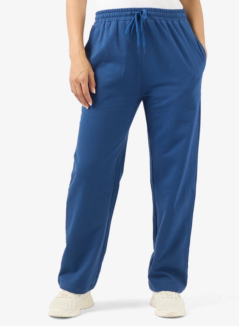 Ginger Basics Cotton Oversize Wide Leg Sweatpant - Image 1