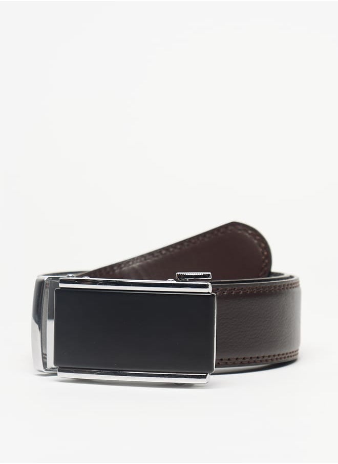 LBL by Shoexpress Men's Belt with Box Buckle Closure  - Image 3