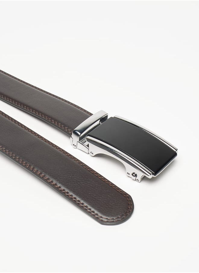 LBL by Shoexpress Men's Belt with Box Buckle Closure  - Image 4