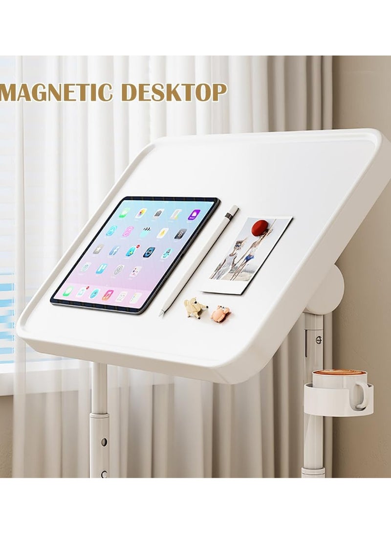 Golden - Laptop Desk Foldable Lap Desk for Bed Bed Desk for Laptop Magnetic Desktop Laptop Table Laptop Bed Trays Table Sofa Side Table End Table Computer Bed Table for Laptop Working - Image 1