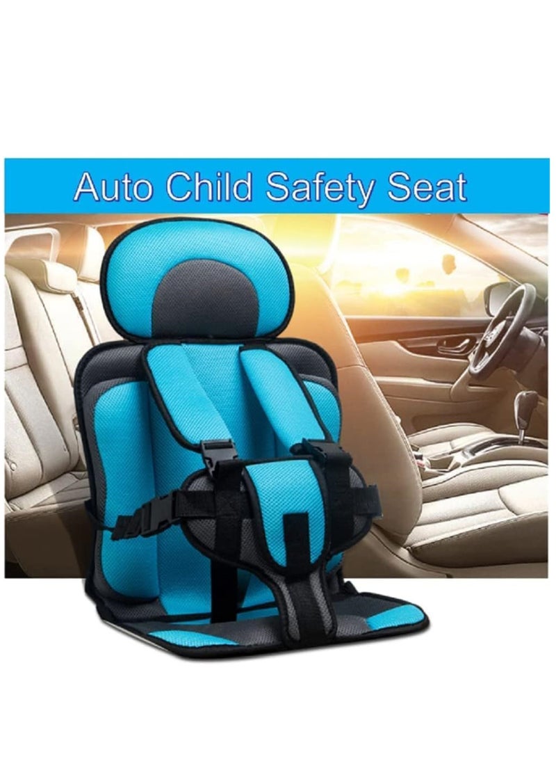 Auto Child Safety Seat Simple Car Portable Seat Belt, Foldable Car Seat Booster Seat for Car Protection, Travel Car Seat Accessories - Image 2