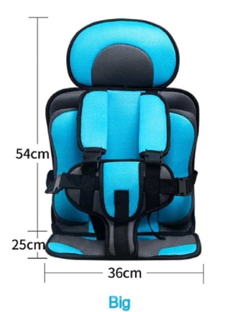 Auto Child Safety Seat Simple Car Portable Seat Belt, Foldable Car Seat Booster Seat for Car Protection, Travel Car Seat Accessories - Image 4