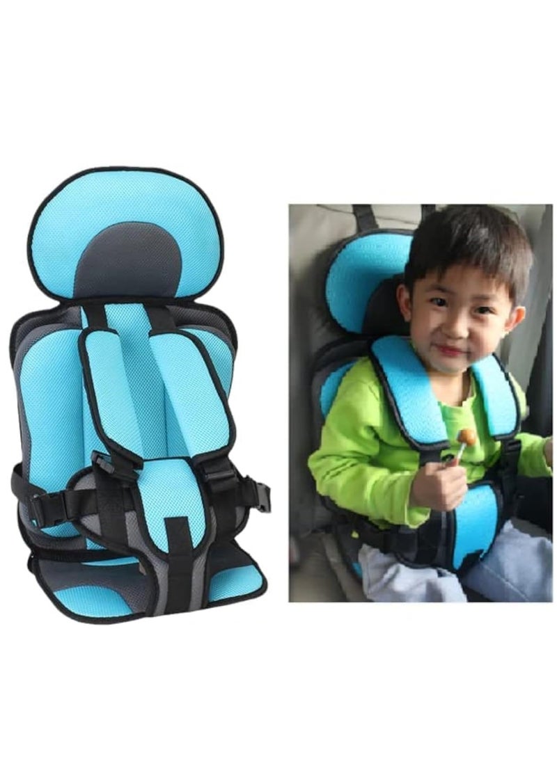 Auto Child Safety Seat Simple Car Portable Seat Belt, Foldable Car Seat Booster Seat for Car Protection, Travel Car Seat Accessories - Image 5