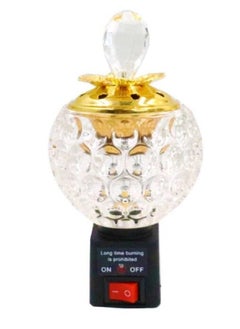 RSG Elegant Crystal Oud Bakhoor Holder Electric Incense Burner – DE6078  - Image 2