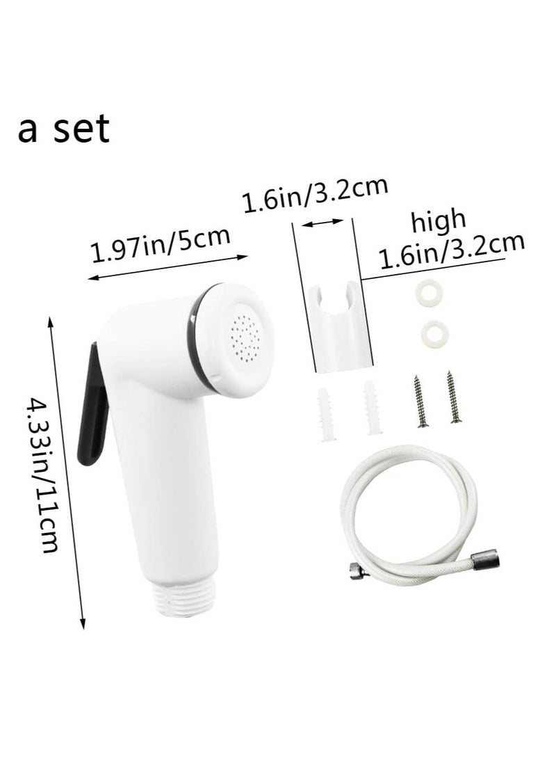 Veroola Handheld Bidet Sprayer for Toilet, Portable Shower Spray Head Set with hose. - Image 2