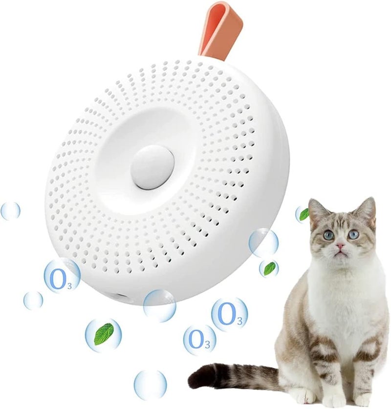 Masroo Cat Litter Box Deodorizer 2600mAh, Automatic Pet Odor Eliminator, Neutralizer, 99.9% Dust-Free, Long Battery Life, for All Kinds of Litter Box, Bin, Bathroom Wardrobe, and Small Area. - Image 1