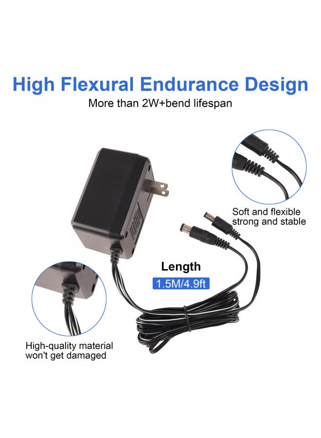 CSTESVN SNES Power Cord, NES Power Cord, AC Power Supply Compatible with Super Nintendo/SNES/NES/Genesis1 - Image 3
