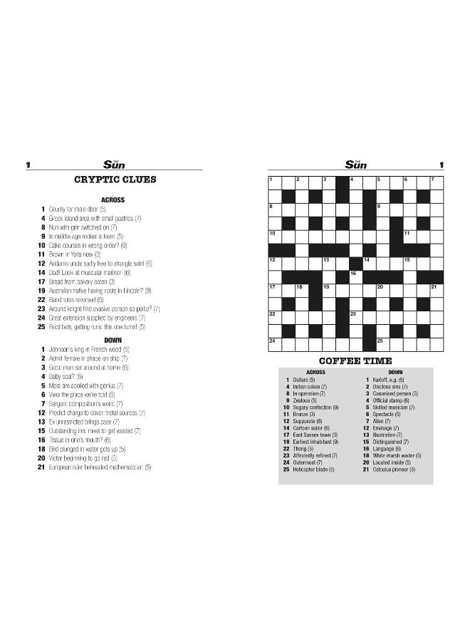 The Sun Two-Speed Crossword Collection 12: 160 two-in-one cryptic and coffee time crosswords  - Image 5