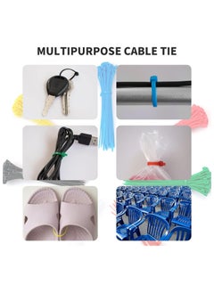 MJZ 4 Inch Zip Ties Self Locking 100 Pieces Nylon Cable Ties elf-Locking Black Nylon Cable Tie Wraps Straps for Indoor and Outdoor  - Image 3