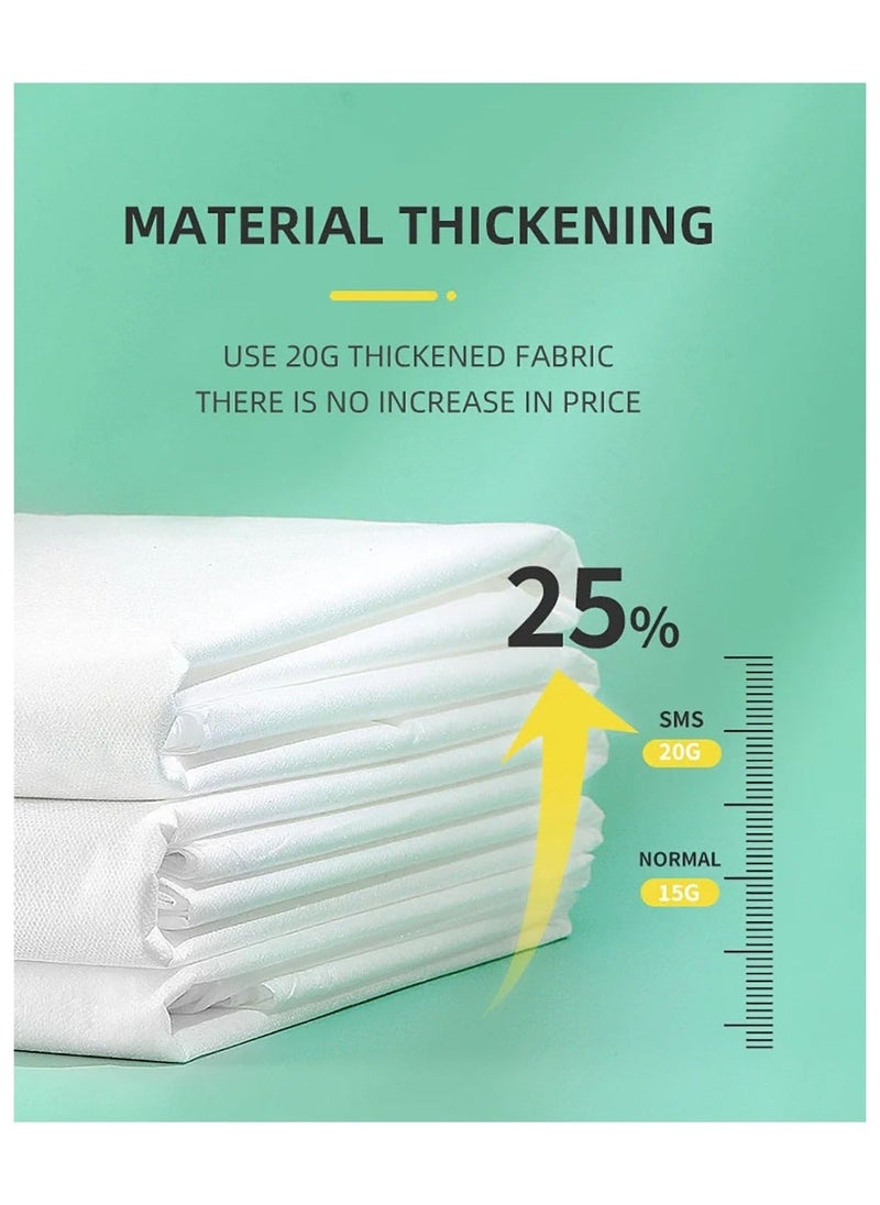 Disposable Bed Sheet Set Portable Disposable Quilt Cover and Pillow Case Disposable Bedding Sets 3Pcs - Image 2