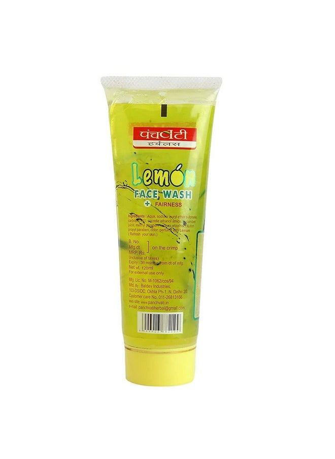 Panchvati Herbals Acne Cream 10 Gm + Lemon Face Wash 60 Ml Combo, Removes Black Patches I Removes Pimples I Gentle Dirt Cleanser I Anti-Oxidant Rich I Ideal For Men & Women  - Image 4